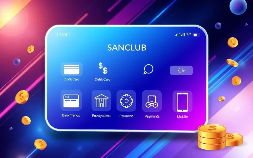 Có nhiều phương thức nạp tiền SanClub